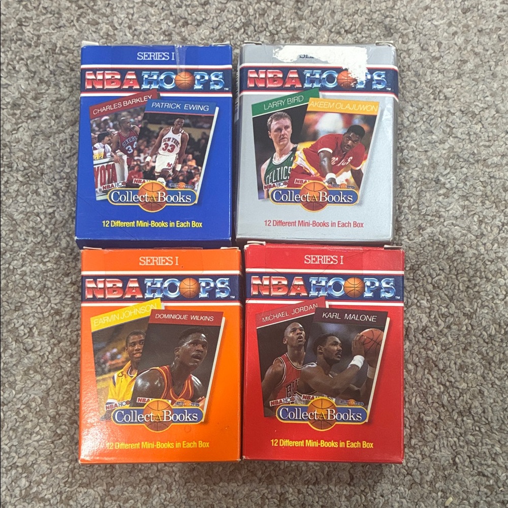 NBA hoops basketball collectible mini books  Collect-a-Books Series 1